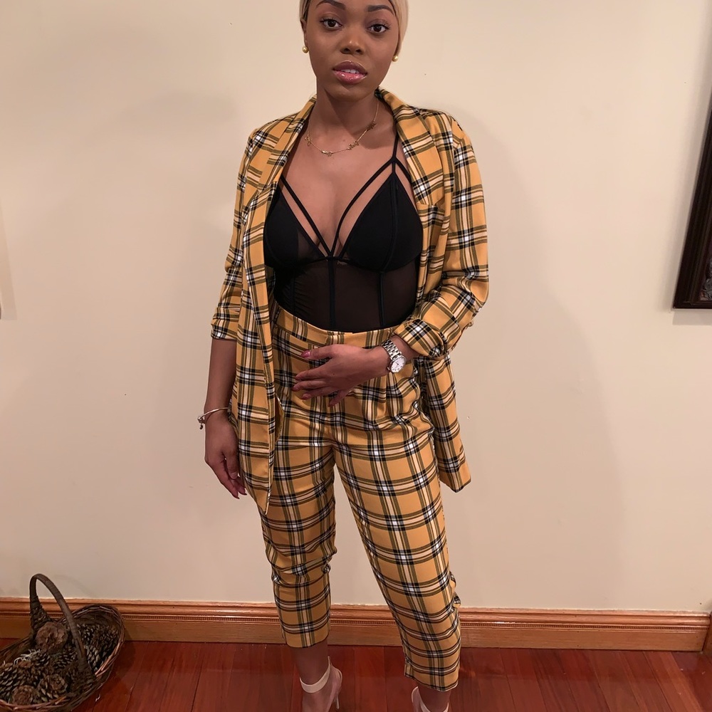 Clueless Inspired Pants & Blazer Set
